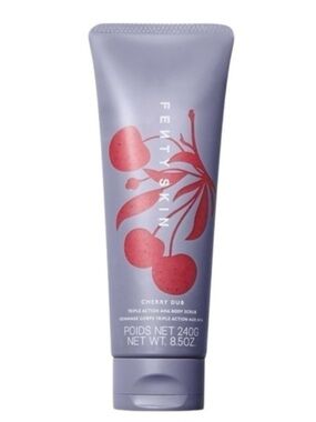 🍒 Fenty Skin Cherry Dub Triple Action AHA Body Scrub~Full Size